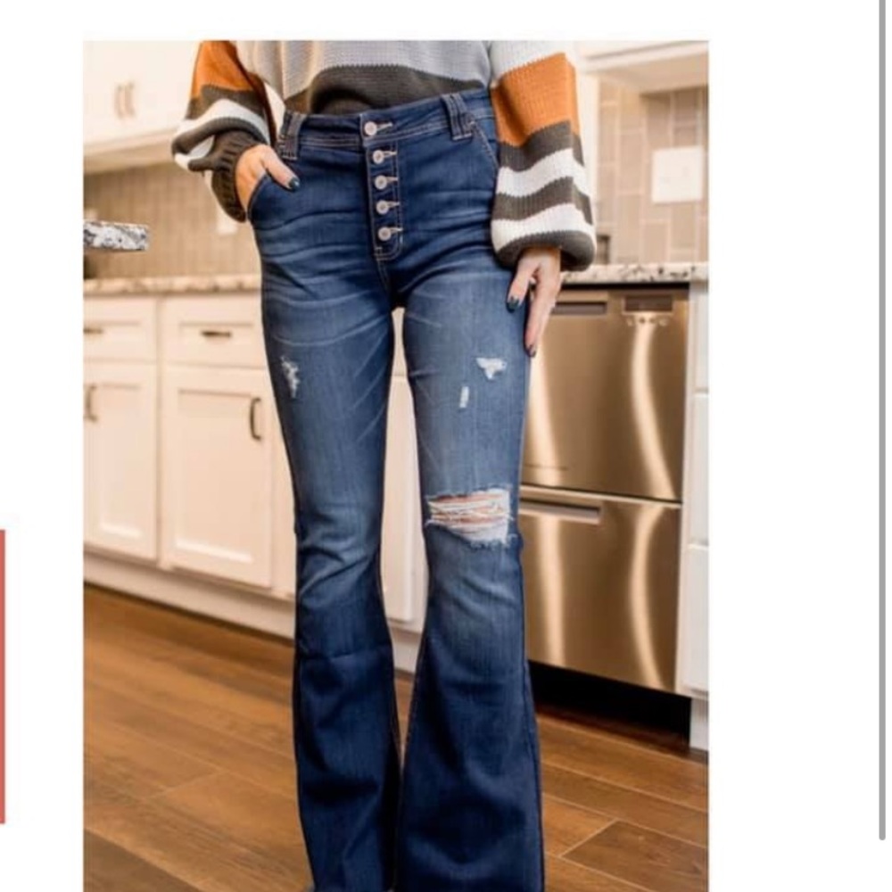 Hayley flare kancan jeans